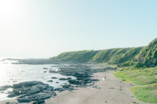 晴れの城ヶ島ロケ前撮り