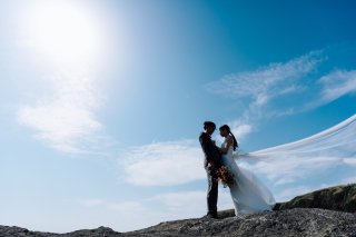 城ヶ島　ロケーション撮影　ブライダル前撮り