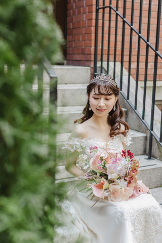 ご新婦様お一人姿