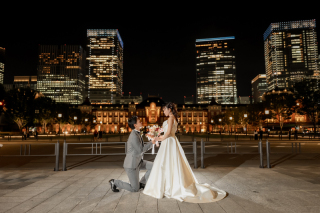 定番のカットも忘れずに 東京駅ロケーション撮影