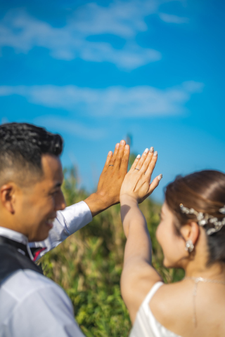 お二人の指輪・城ヶ島前撮りロケ