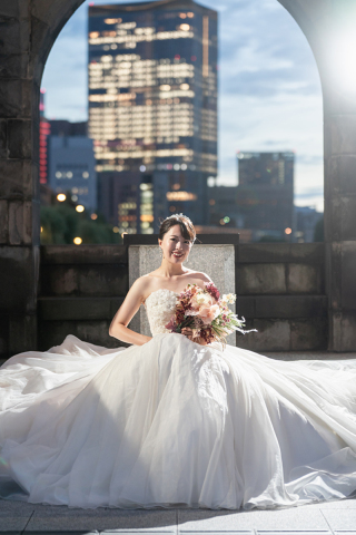 東京駅ロケーション撮影 ブライダル前撮り