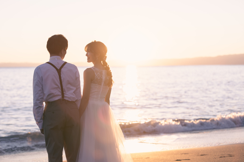 サンセットの光