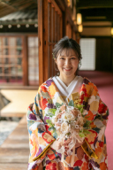 華やかな色打掛で♪