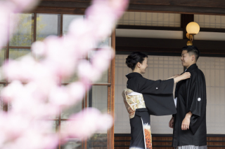 お母様からの最後の身支度♪