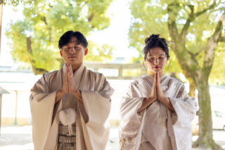 神社ならではの”参拝ショット”