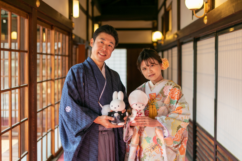 お二人らしいアイテムと一緒に^^