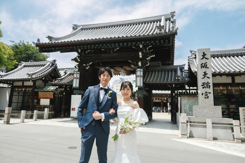 ウェディングドレスでの撮影