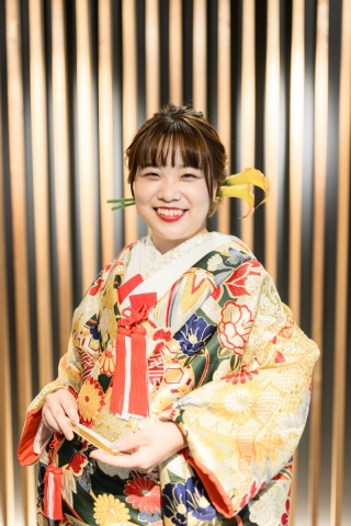 鮮やかな色打掛☆