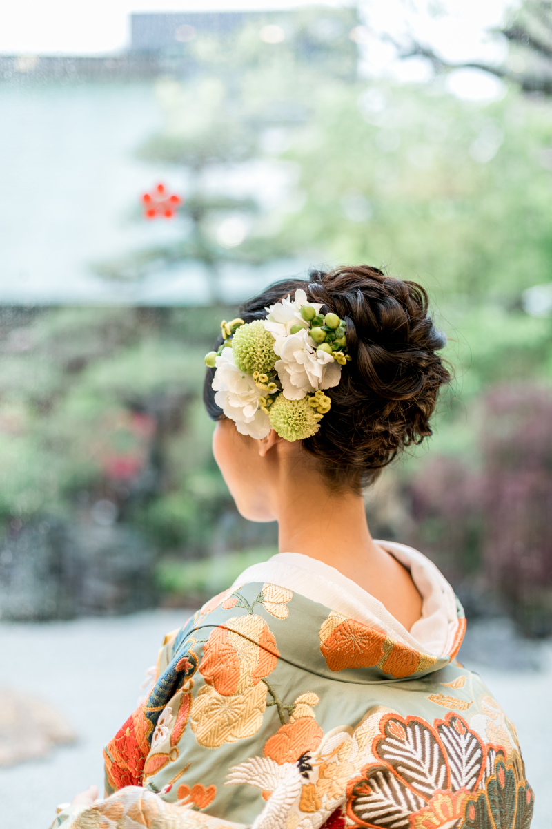 ヘアセットや髪飾りのご紹介♪