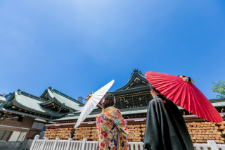 フォトウェディング撮影風景