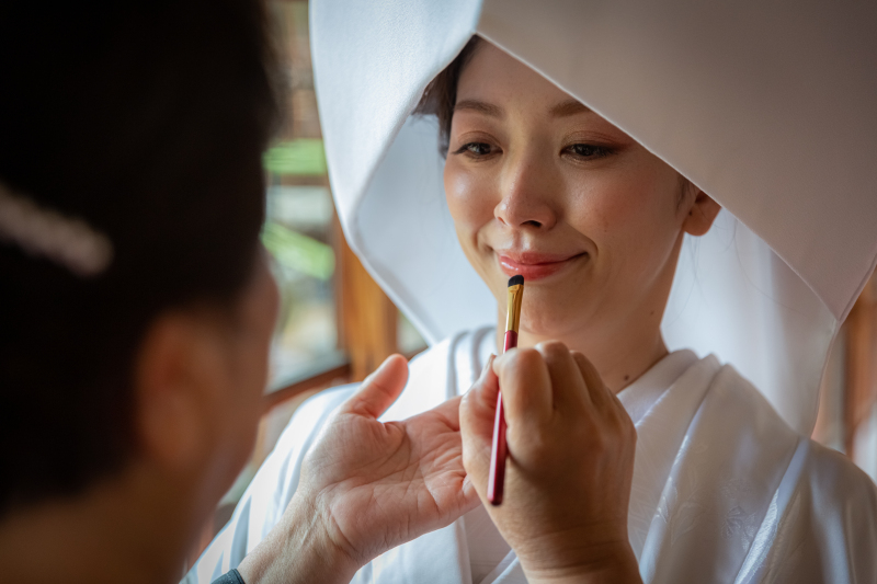 お母様から最後の身支度、、