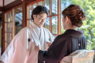 新郎様とお母様