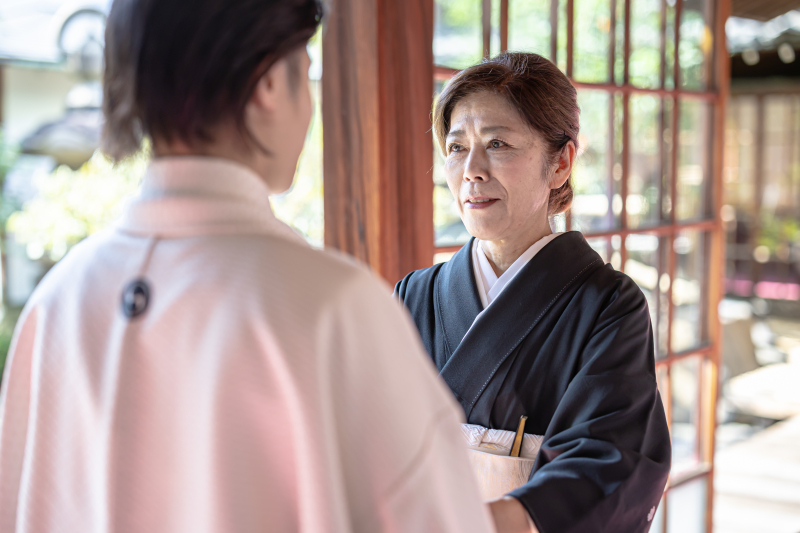新郎様とお母様