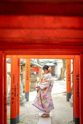 新郎新婦のソロショット♪