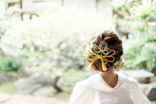 ヘアセットや髪飾りのご紹介♪