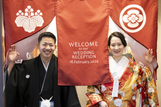 黒紋付×色打掛