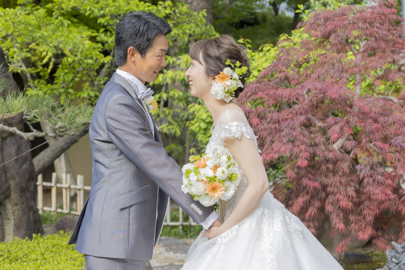 ドレスでの撮影はいかがでしょうか♪