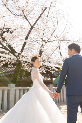 ドレスでの撮影はいかがでしょうか♪