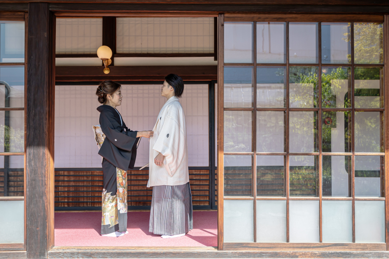 新郎様とお母様
