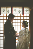 フォトウェディングならではの仲良しショット