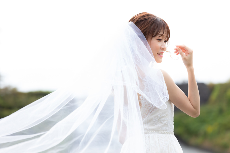 新婦様のソロカットをご紹介♪