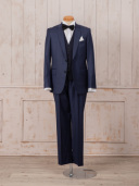 ◆衣装のご紹介◆正統派もカジュアルも◎RANWEDDINGのネイビータキシード