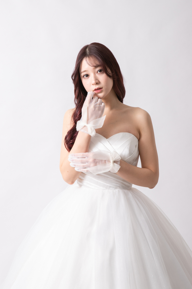 ◆衣装のご紹介◆ふわっとチュール広がる♪RANWEDDINGのプリンセスライン
