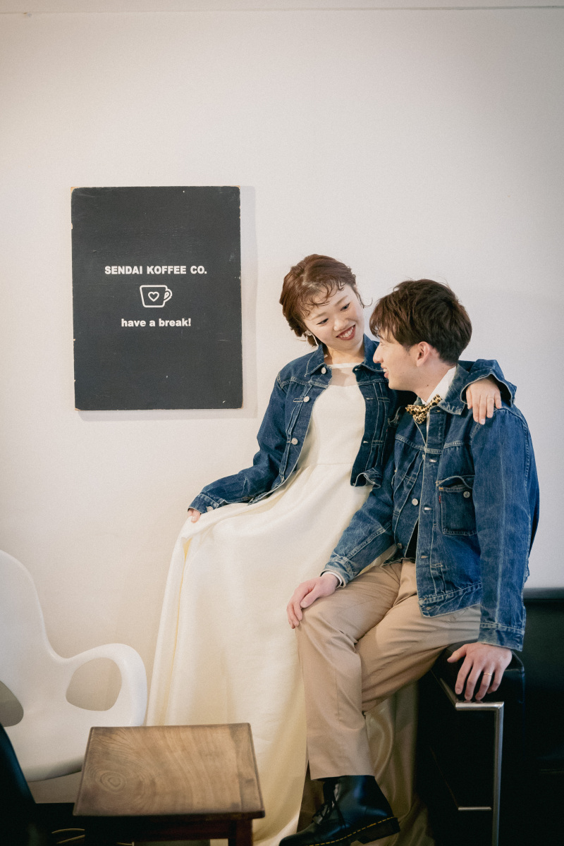 【Cafe Photo Wedding】おしゃれに残す、ふたりらしい一日