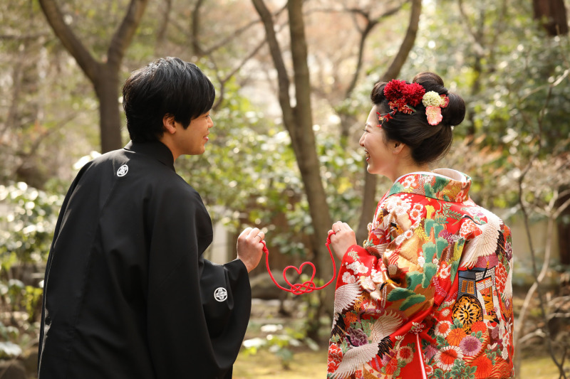 ◆衣装のご紹介◆流行に左右されない王道の赤の色打掛