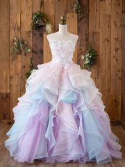 ◆衣装のご紹介◆一度は着てみたい♡ボリューム満点カラードレス