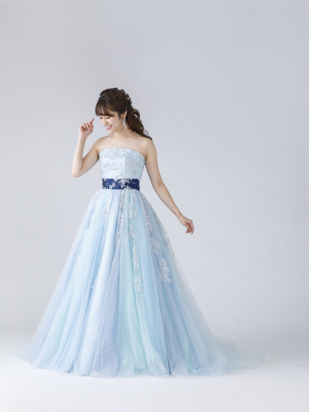 【洋装】 夏の暑さを吹き飛ばすBlueドレス