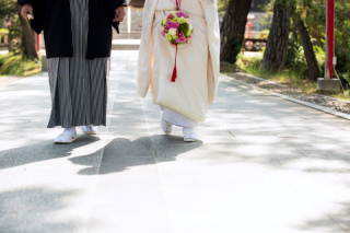 和装撮影をもっと楽しむ和装ブーケ