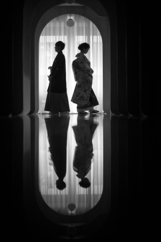 大人気オプション、ロケーション撮影スポット③回廊 和装