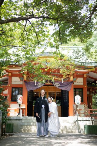 芝東照宮ロケフォト**白無垢**