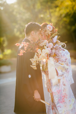 クリスマスには和装フォトがオススメ★