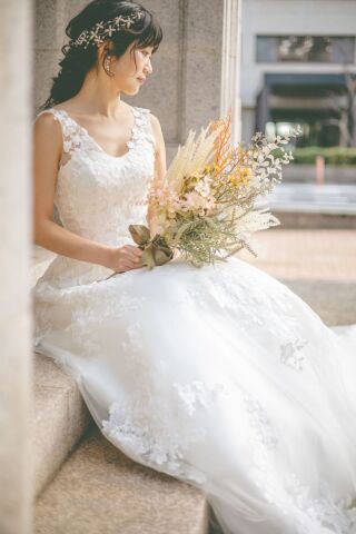 前撮りヘアスタイル♪こだわりをつめこんで…