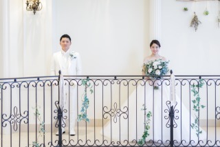 挙式会場でもフォトウェディング♪