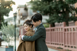 防寒も◎オフショットのような自然な表情がおしゃれ