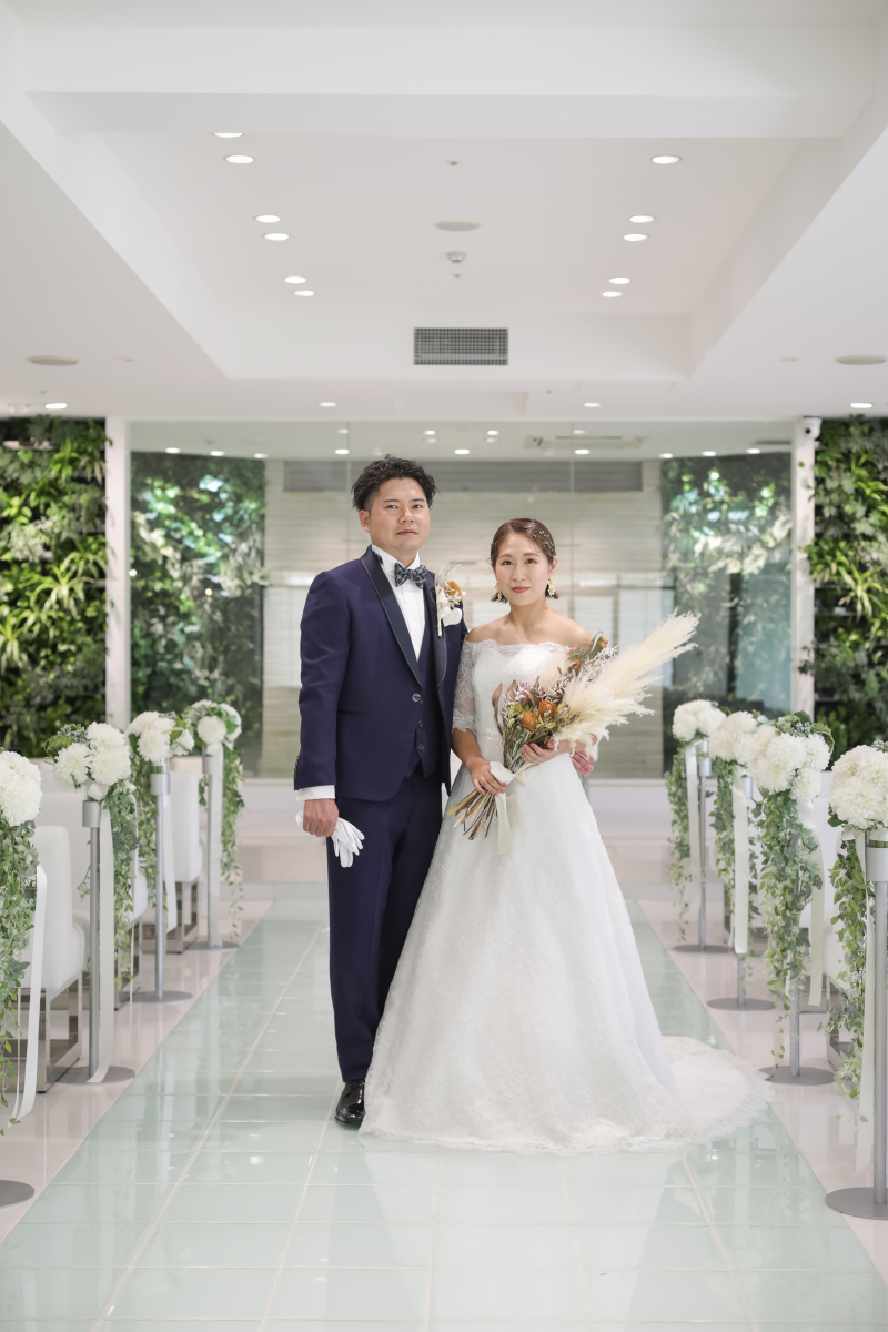 挙式会場でもフォトウェディングが叶います♪