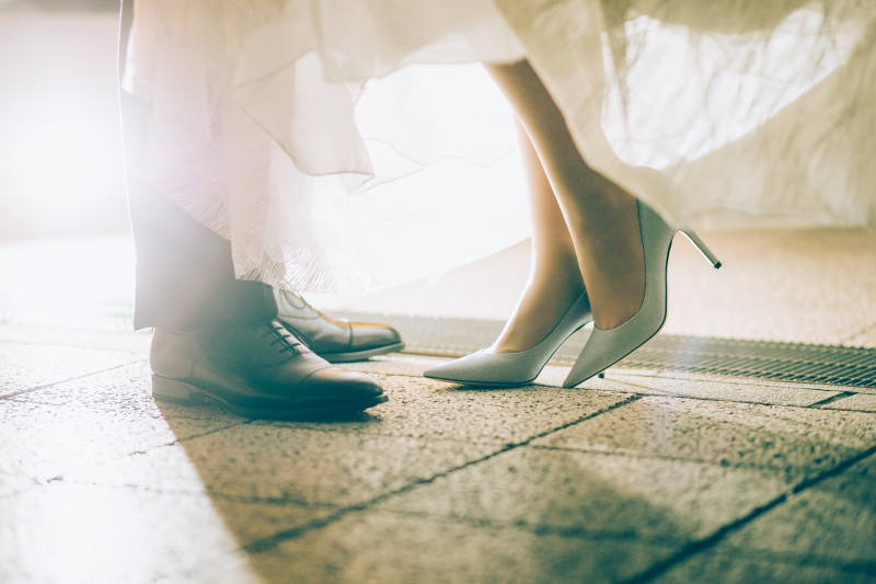 写真に残しておきたい♪ブライダルシューズ