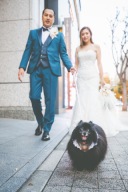 ご家族のペットと一緒に！お散歩感覚で撮影♪