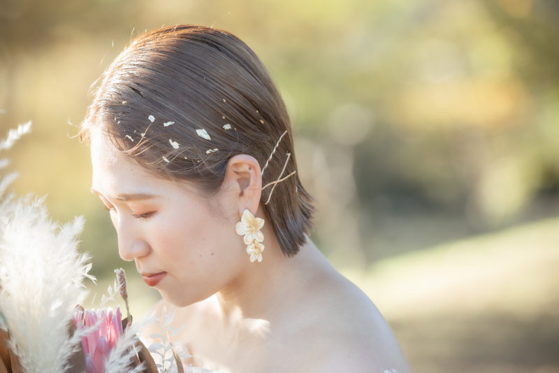 トレンディ なヘアスタイルもクチュールナオコにお任せ下さい 公開日 22年2月4日 クチュールナオコ 仙台店 宮城県でフォトウェディング探すならphotorait
