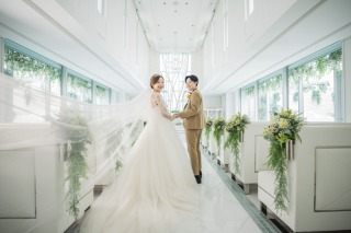 憧れのチャペルでフォトウエディング♡