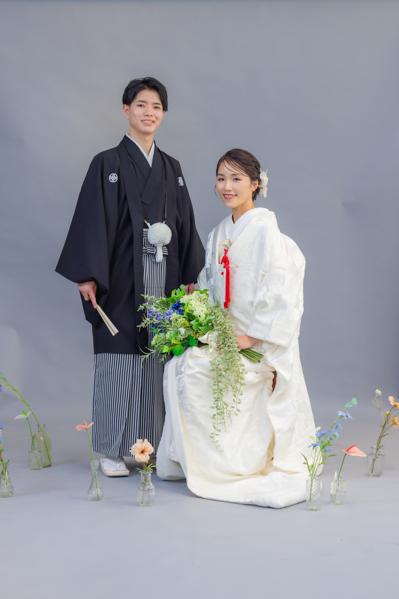 スタジオ撮影で叶える上質フォトウェディング|和装・洋装対応