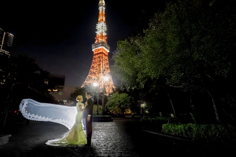 イルミネーションフォトウェディング特集｜輝く夜景で残す“魔法の瞬間”