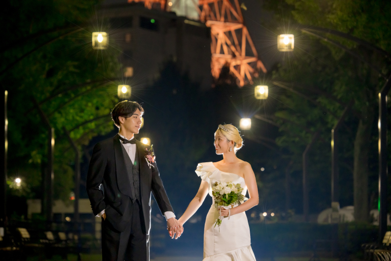 イルミネーションフォトウェディング特集｜輝く夜景で残す“魔法の瞬間”