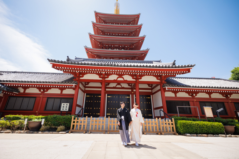 【emorma】浅草で叶える、和モダンなフォトウェディング