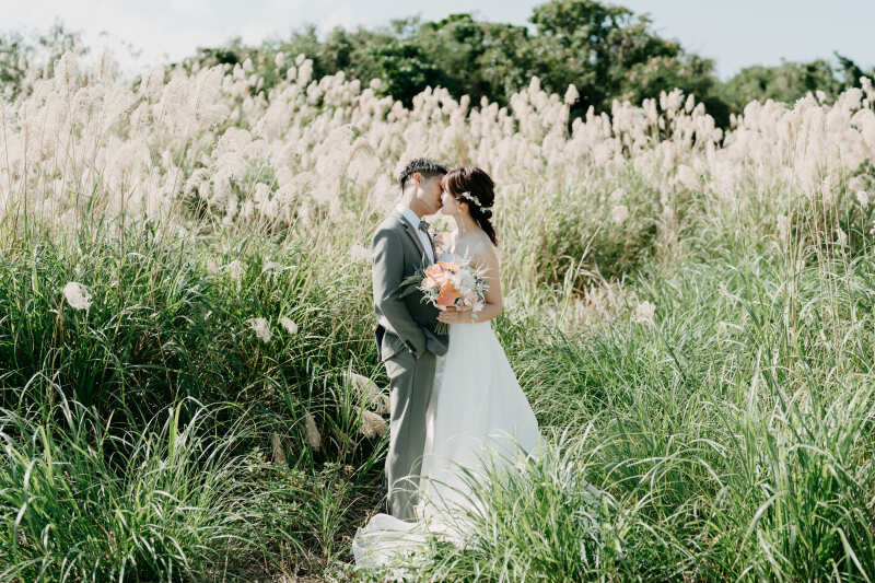 撮影には必須のアクセサリーやブーケが、プラン内で豊富に選べちゃいます!