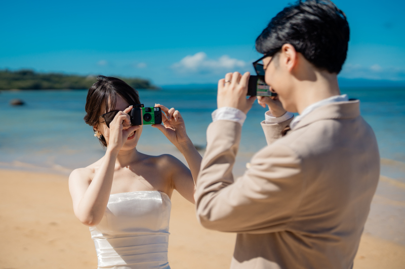 沖縄ならではのアイテムで撮影を楽しみましょう♪